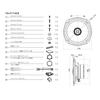 Pioneer TS-F1740-2 17cm Custom-Fit Coaxial 2-Way Speakers, High-Resolution Compatible, Carrozzeria