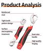 Adjustable Wrench Tool Universal Screw Plate Hand Multifunctional Large Opening Double Ended Wrench Adjustable Wrench Hardware