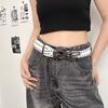 European and American Retro Skull Hand Rivet Belt Femininity Versatile Belt Accessories High-end Design Clothing Accessories
