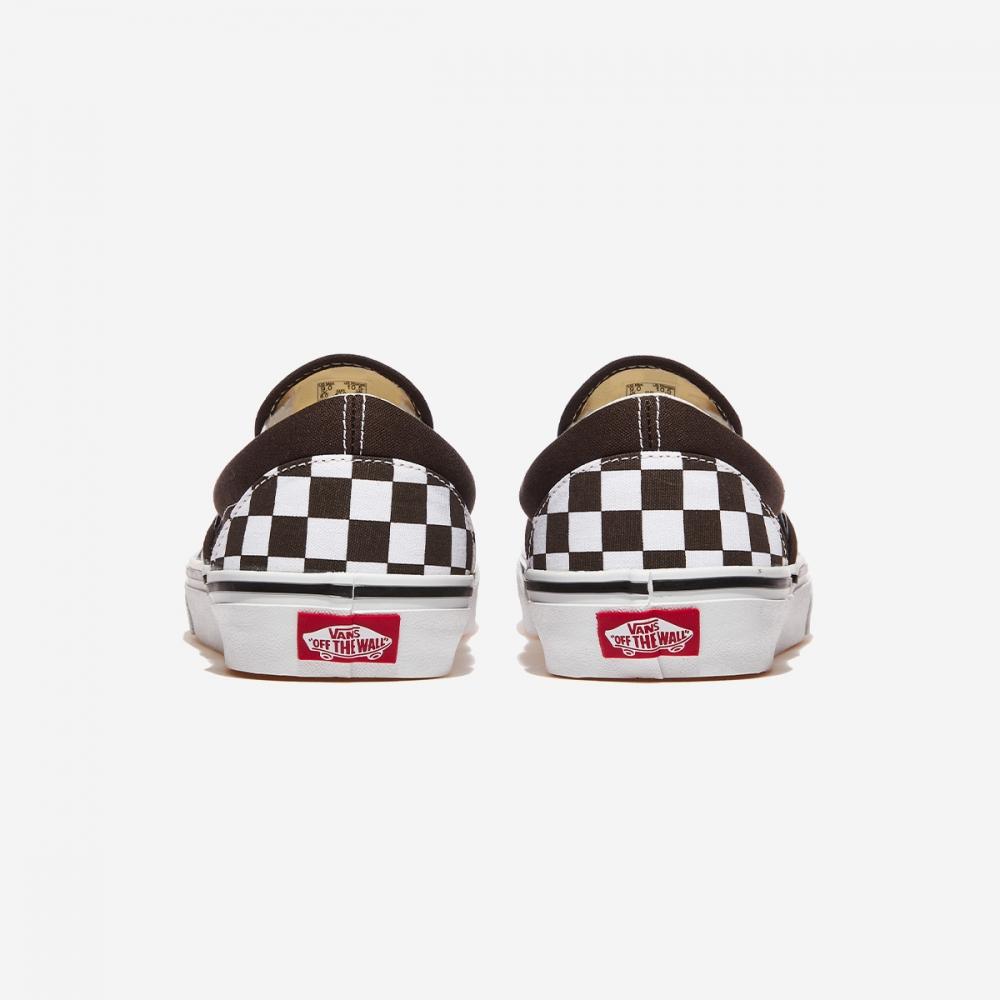 Vans Classic Slip On   Color Tiery Turkish Coffee Vn000d03d4c Color Theory Checkerboard Turkish Coffee