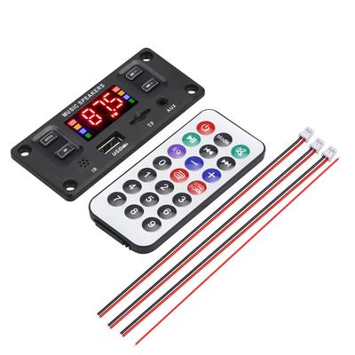 Neues 12V Auto FM Radio Modul Bluetooth Lautsprecher MP3 Decoder Board USB/TF Musik Player