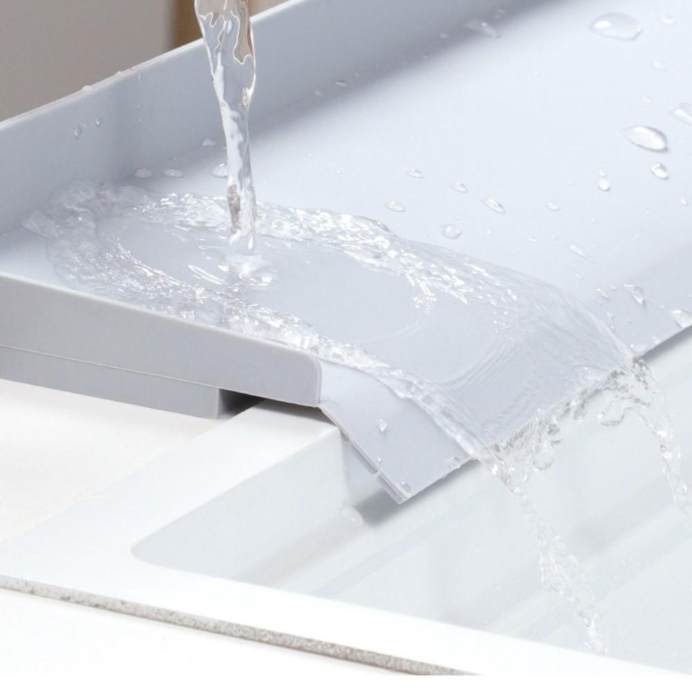 Non-Slip Suction Cups Sink Splash Guard Wide Coverage Optimized Height Drain Protect Flexible Silicone Water Stopper