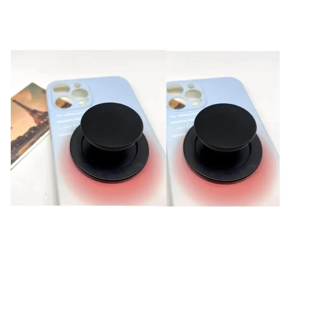 Magnetic Safe Ring Finger Expanding Stand Folding Mobile Phone Grip Holder Socket Pocket Support for iPhone Mac Samsung Xiaomi
