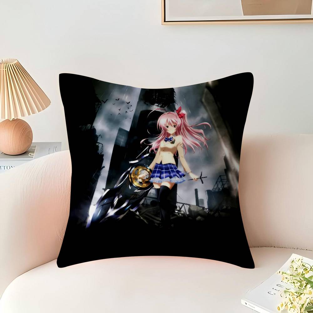 Anime G-Golden T-Time Ahornblatt Design Kissenbezug Fröhliche Herbsternte Dekor Feiertagsdekor Kissenbezug