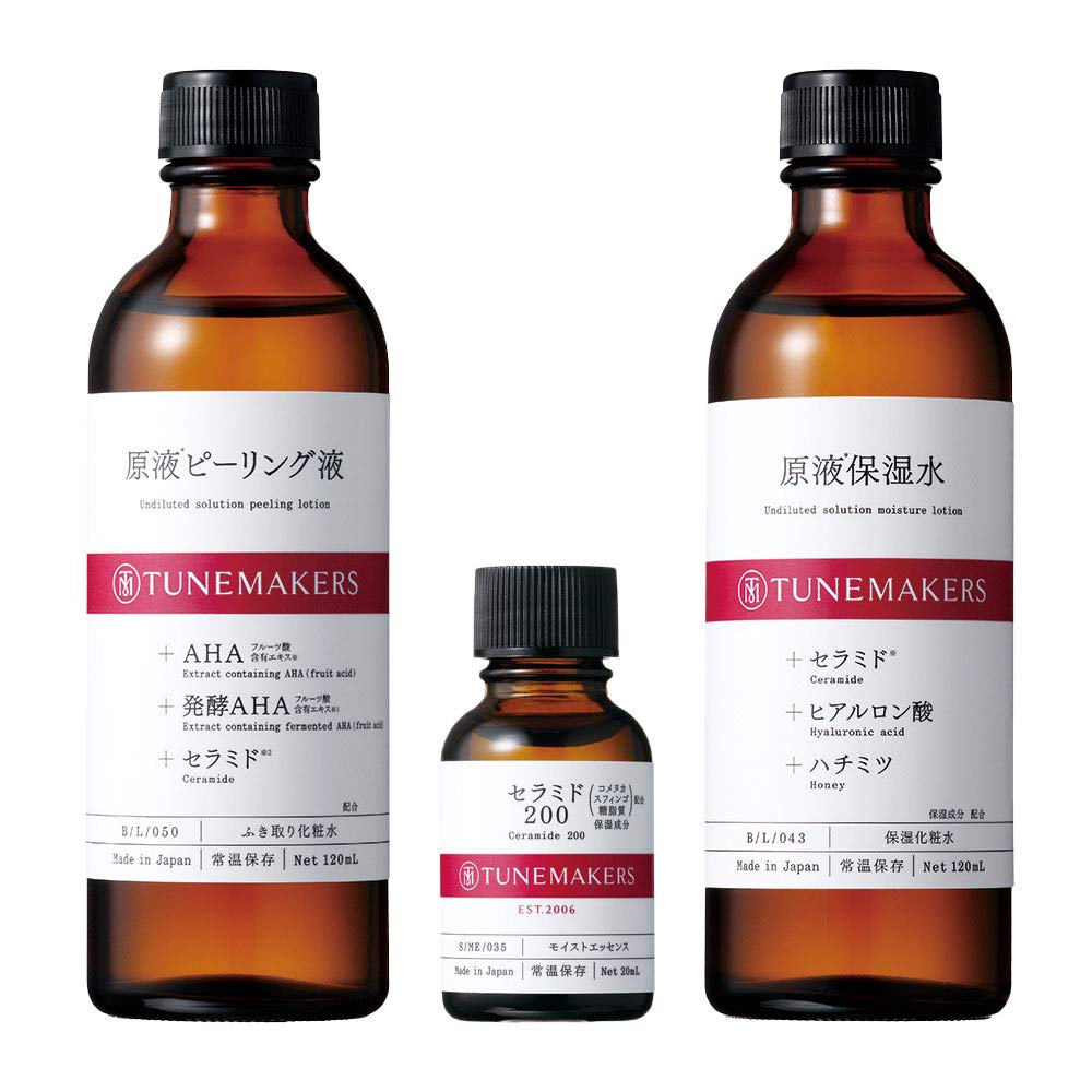 TUNEMAKERS Concentrated Peeling Solution 120ml + Ceramide 200 20ml + Concentrated Moisturizing Water 120ml TUNEMAKERS (Tunemakers) Cleansing Lotion &