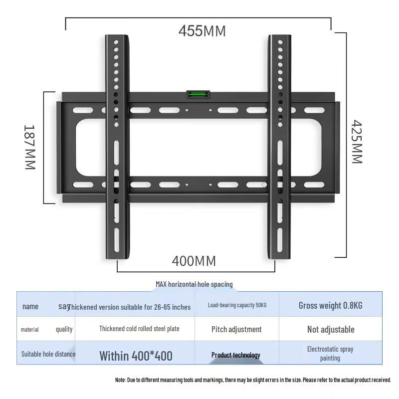 Universal Fixed TV Wall Mount