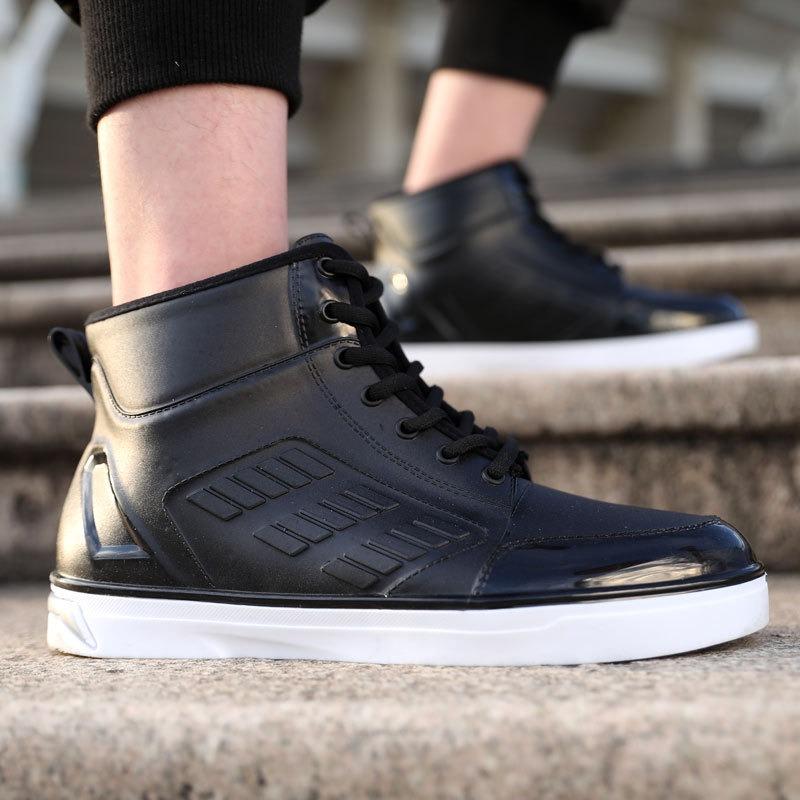 Men's rain shoes low-top fashion trend wear-resistant water shoes men's rain boots, rain shoes