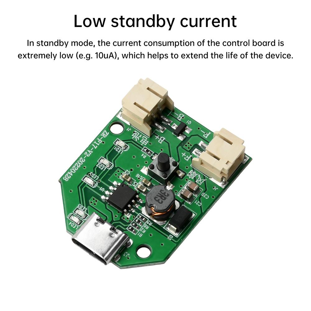 Type-C Micro USB fan drive module 3-speed stepless speed charging control board Mini Table Fan handheld fan control Circuit PCB