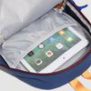 College Color Block Backpack Women's Lightweight Waterproof Backpack For Outdoor Travel