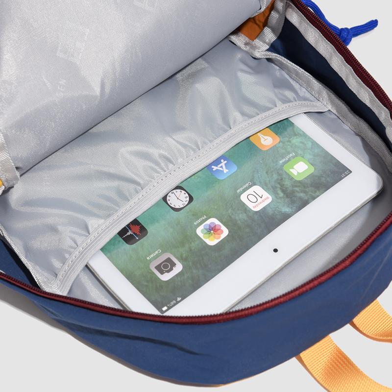 College Color Block Backpack Women's Lightweight Waterproof Backpack For Outdoor Travel