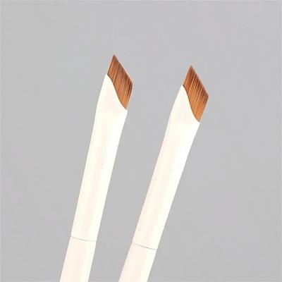 1/2 Stück Make-up-Pinsel schräger Spitze Eyeliner-Pinsel flacher Winkel Augenbrauenpinsel Details Augenpartie Make-up-Pinsel