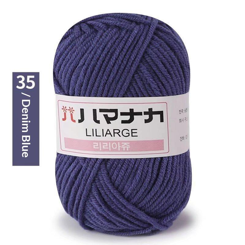 4Pcs Diy Baby Milk Sweet Soft Cotton Knitting Wool Yarn Thick Fiber Velvet Yarn Hand Knitting Wool Crochet Yarn For Diy Sweater