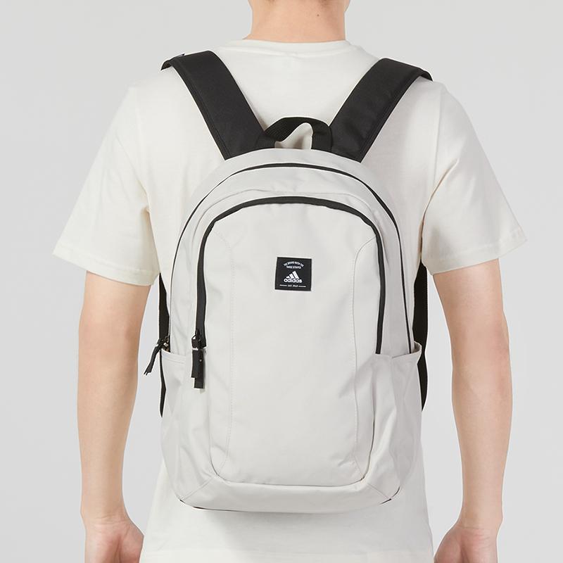 New Adidas Polyester Laptop Bag Backpack Regular Unisex White IA5293