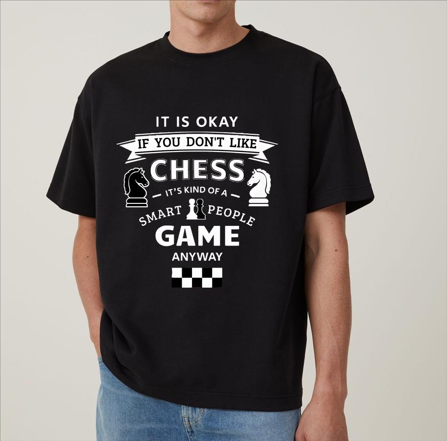 Classic Chess Fashion Printed Unisexs Tshirt Everyday Casual Street Wear Spring And Summer Unisexs Top Cotton 0 Neck Tshirt