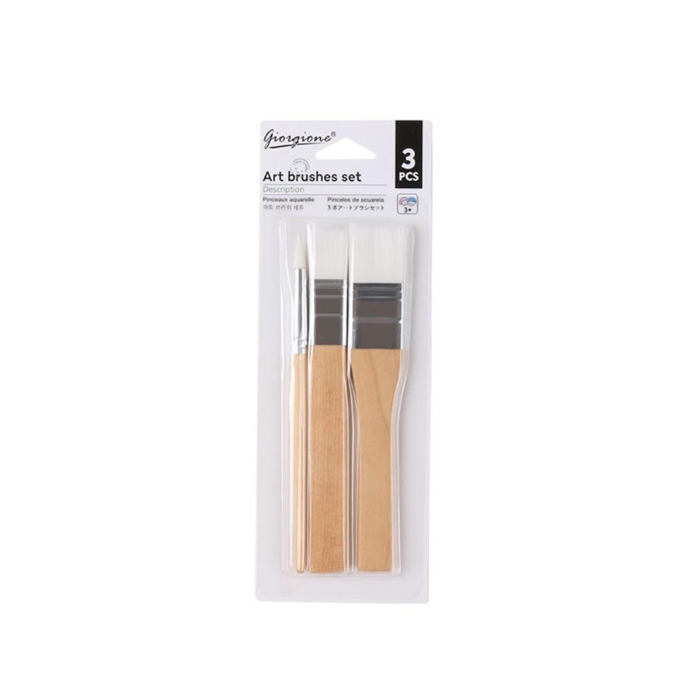 Art Paint Watercolor Gouache Oil Brush Set Professional Nylon Hair Brushes  Artist