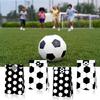 Athletic Event Gift Wrapping Kits Kraft Paper Bags and Soccer Field Designs Stickers Handmade Party Supplies