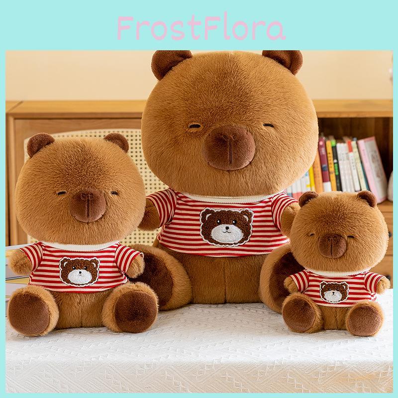 Adorable Capybara Plush Toy Hoodie Doll Soft And Cuddly Stuffed Animal For Girls