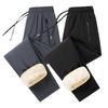 Men's Winter Fleece Pants Sherpa Lined Sweatpants Active Running Jogger Pants with Pockets Warm Drawstring Athletic Joggers Heavyweight Thermal Pants