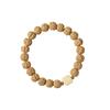 Vintage small Rudraksha bead single-loop bracelet for men and women, couple's Bodhi bead bracelet with sugar cube and cheese double-loop design