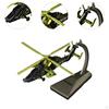 1:72 EC665 Diecast Helicopter Model, Fighter Jet Model Aircraft with Base for Cafes, Bar,