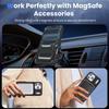 Magnetic Ring with Wireless Charging Phone Case for iPhone 16 Pro Max 17 Air 16E/15/14 Plus/13/12Pro Leather Flocking Back Cover