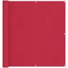 Balcony Privacy Screen Burgundy Red 110 X 200 Cm Oxford Fabric