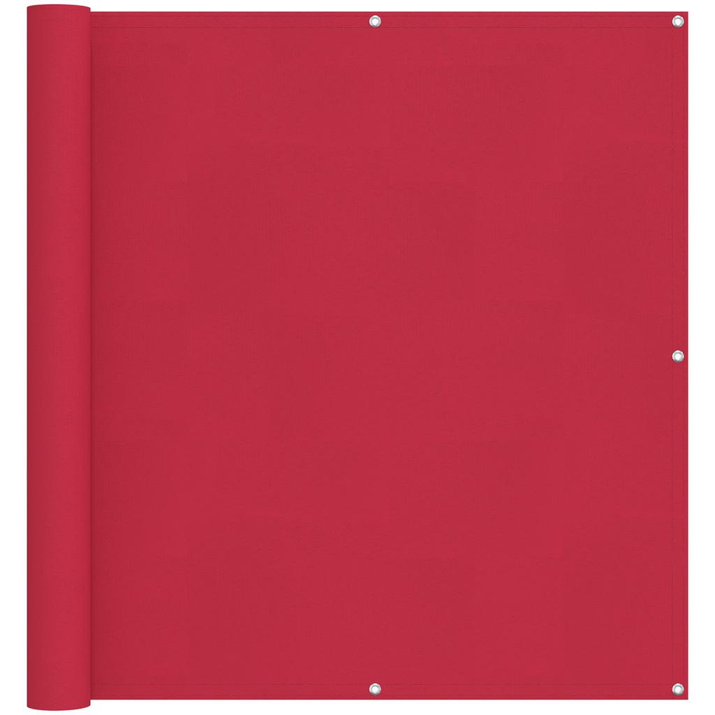 Balcony Privacy Screen Burgundy Red 110 X 200 Cm Oxford Fabric
