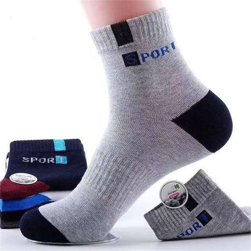 5 Paar Herrensocken Sport Business Langlebige Nähte Feste Socken Mann Dehnbar Hervorragende Qualität Atmungsaktive Gemütliche Socken