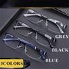 Anti Blue Light Reading Glasses Men Retro Metal Frame Square Students Myopia Glasses Frame Men Hyperopia 0~+4.0 / Myopia -1.0~-6.0
