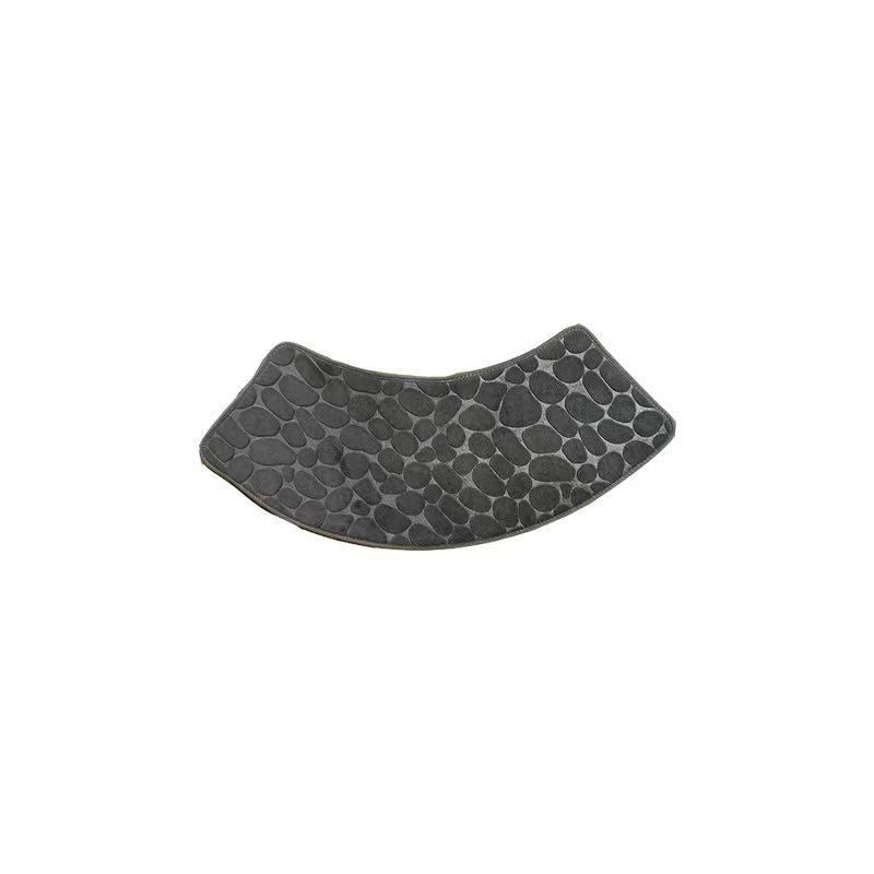 Fan-Shaped Anti-Slip Bathroom Mat: Water-Absorbent & Dirt-Resistant