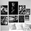 Black And White Music Men Wall Art Bedroom Decoration Ballet Girls Affiche Murale Canvas Painting Teenager Room Decoration HB001