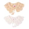 Sweet Hollow Out Crochet Shawl Round Neck Blouse Shoulders Fake Collar Knitted Scarves  Women