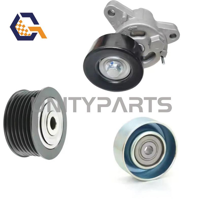 3pcs Tensioner Pulley Idler Kit For Mitsubishi Outlander ASX LANCER 1341A051 1341A042 1345A090 Car Accessories