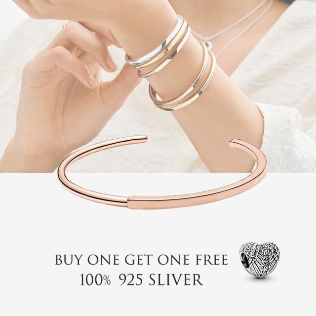 New S925 Sterling Silver Moments Crown O Clasp Snake Chain Bracelet Fit Original Sliver Charms For Women Diy Making Jewelry