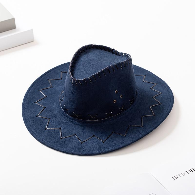 Western Cowboy Hat, Summer, Breathable, Travel Hiking Sun Hat, Big Head Circumference, American Spicy Girl, Female Knight, Sun Hat