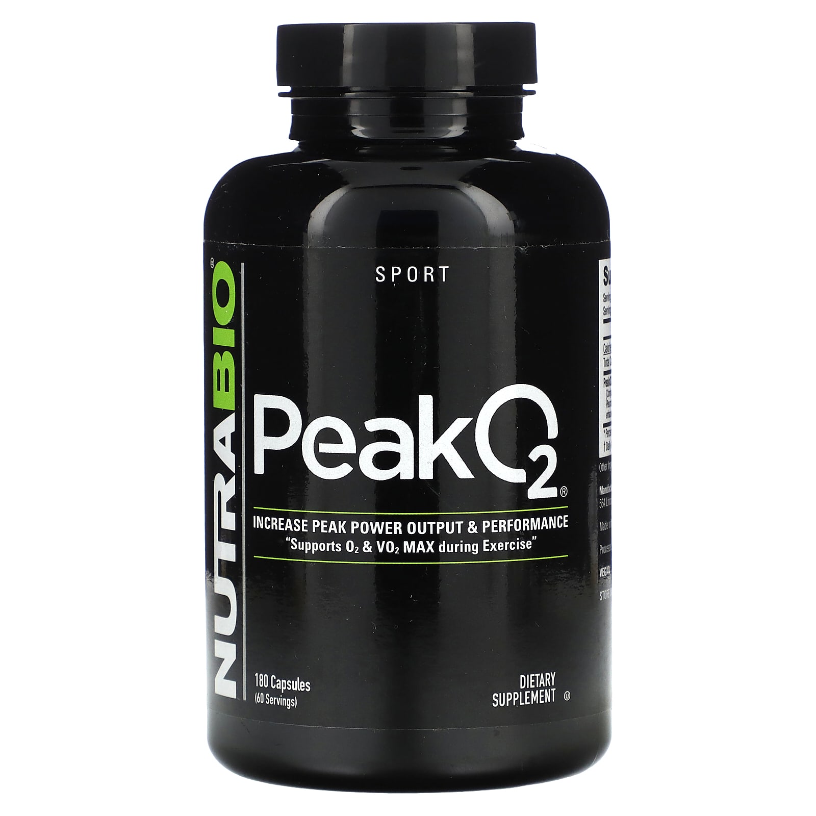 

Peak O2, 180 Capsules