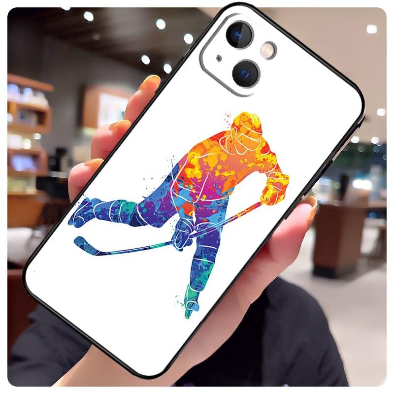 

Чехол для хоккея на льду для iPhone 13 Pro Max 12 13 Mini 11 Pro Max XS XR X 6S 7 8 Plus SE 2020, чехол для телефона iPhone 13