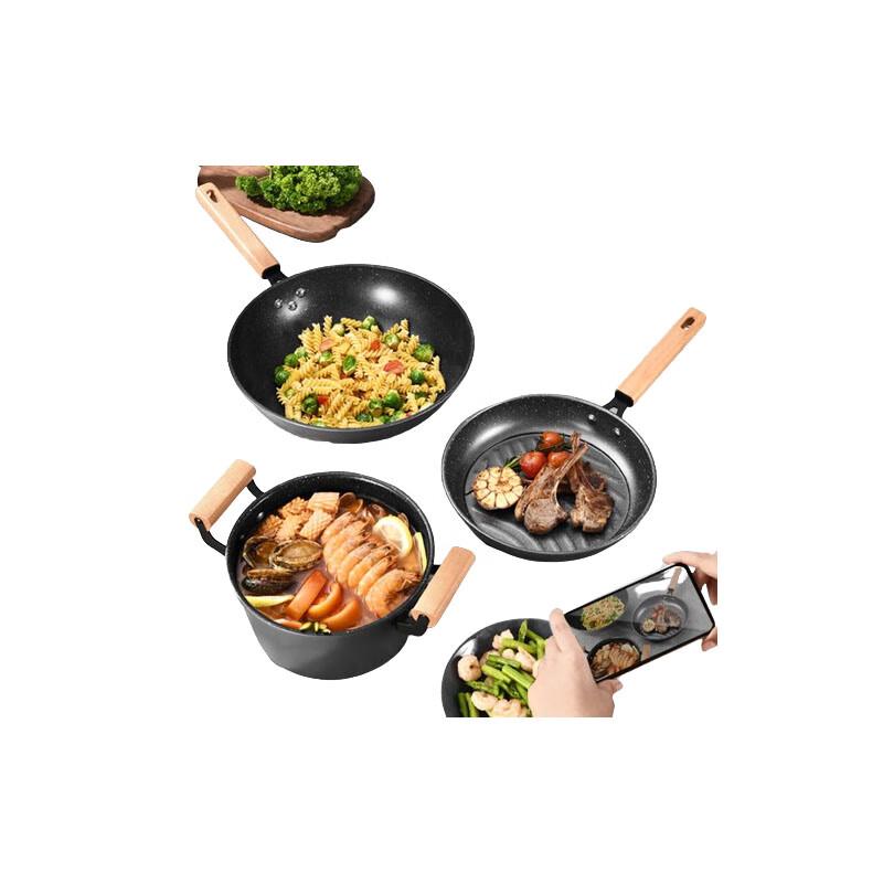 Kangbakh Maifan Stone Cookware 3-Piece Set