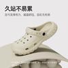 Operating Room Hole Shoes Men's New Thick-soled Non-slip Drivable Nurse Slippers Women's Outer Wear