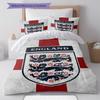 England National Football Team Pattern Bedding,Quilt Set Quilt Cover Pillowcase Home Birthday Gift(1 * duvet cover + 2 * pillowcase, without core)