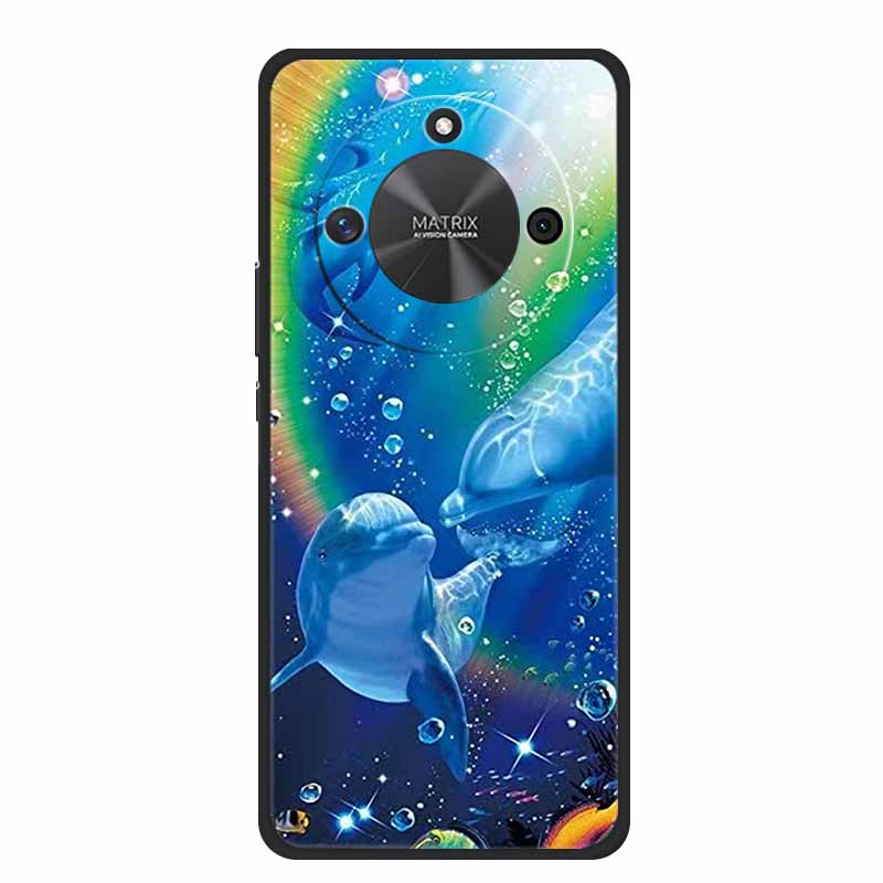Phone Case For Honor X60 5G Back Cover Case HonorX60 Black Silicone Soft Funda For Honor X9c Smart Case HonorX9c Smart Coque Bag