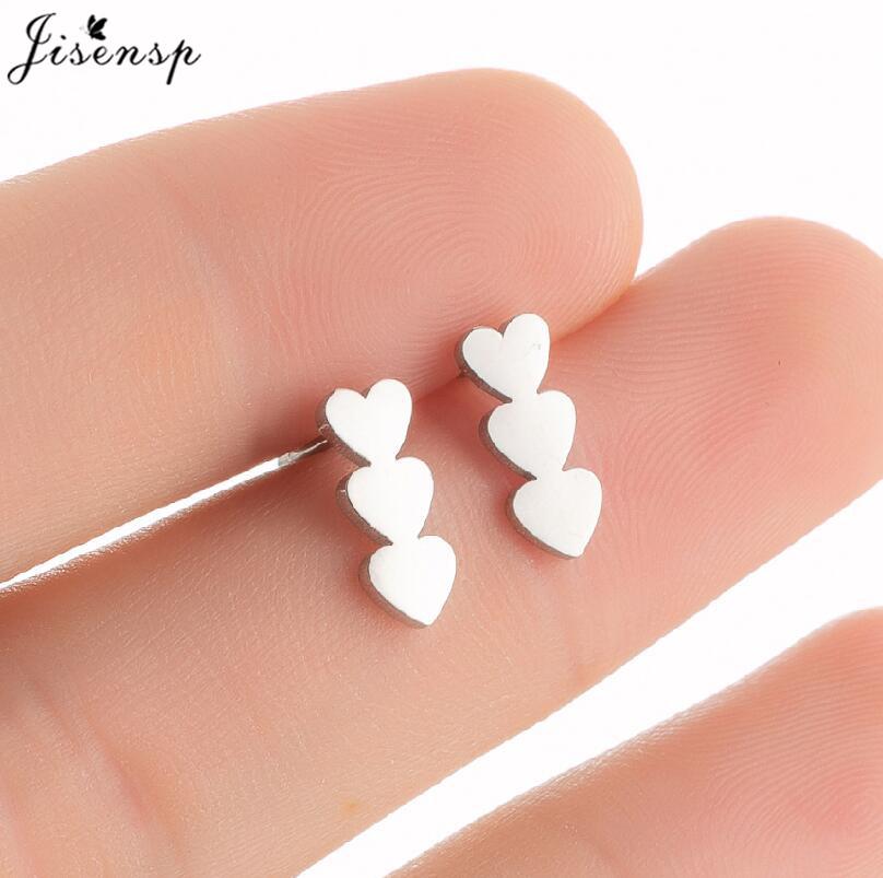 Ethnic Sun Totem Stud Earrings Personality Stainless Steel Heart Key Lock Arrow Earings for Women Geometric Jewelry Oorbellen