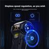A84E-Electric Air Blower Compressed Air Duster 130000RPM Featuring 4-Speed Adjustment& LED Light, Rechargeable Fast-Charging