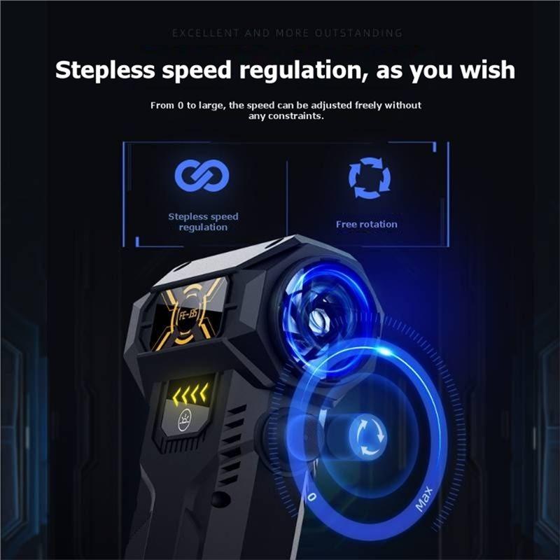 A84E-Electric Air Blower Compressed Air Duster 130000RPM Featuring 4-Speed Adjustment& LED Light, Rechargeable Fast-Charging