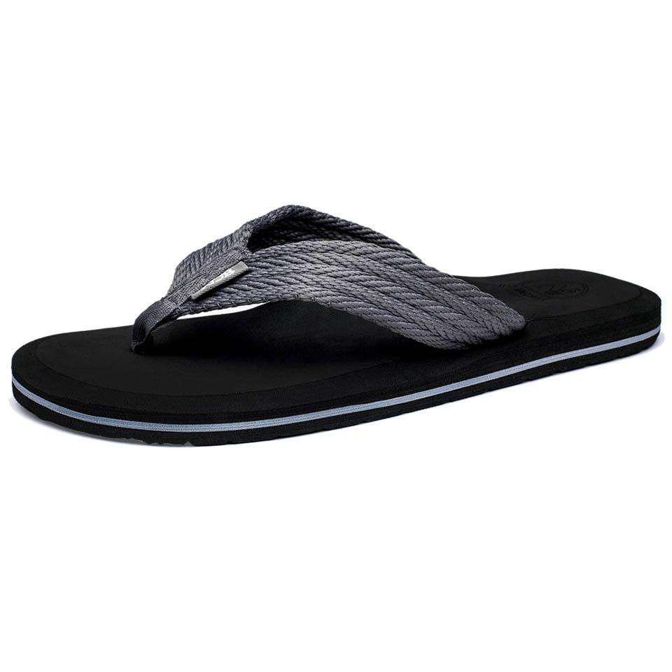 Fashion WOTTE Flip Flops Men Indoor And Outdoor Men's Slippers Summer Flip Flops Men's Slippers Fashion Beach Casual Shoes Slippers Men