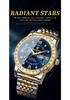 Men's Genuine Diamond-Inlaid Mechanical Watch – Trendy, Waterproof, Double Calendar, Luminous Quartz.
