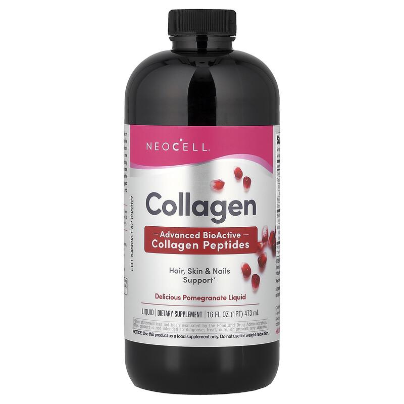 Collagen Liquid, Pomegranate, 16 fl oz (473 ml)