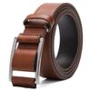 Belt Men'S Non-Porous Belt With Japanese Clip Japanese Buckle Business Belt Pu Belt
