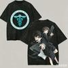 PSYCHO-PASS Washed T-shirt Anime Lover Harajuku New Model Oversized Vintage Loose Streetwear Classic Unisex Hot Product Couples