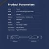Toocki 4 in 1 Cable USB Type C to USB C / Lightning 60W 3A Fast Charging for Samsung Xiaomi Huawei Realme PD 27W Lightning Cabl